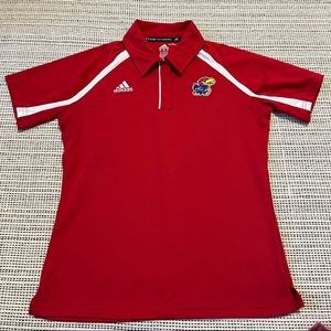 KU adidas polo shirt